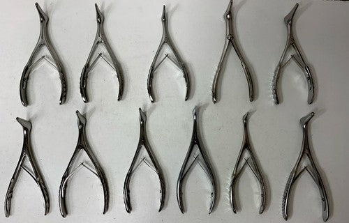 Set of 11 Nasal Specula Various Brands