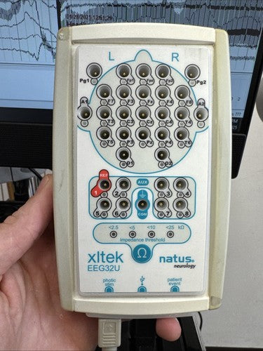 EEG 32U Complete System Natus All In 1 Dell Monitor Patient W/ Stand