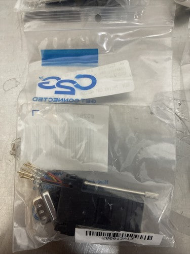 5x Serial RS232 DB9 Male to RJ45 Ethernet Adapter Connector Converter Extender