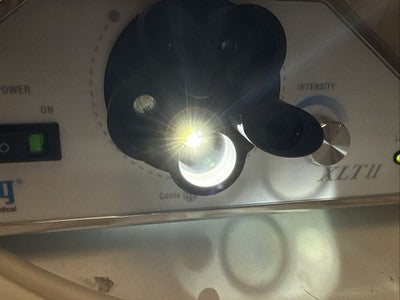 Teleflex Pilling XLT XenaLight Aculux Illuminator White Fiberoptic Head Lamp