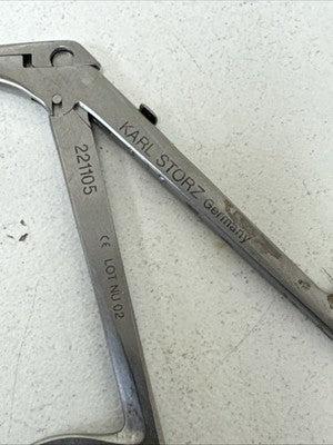 Storz Ear Forceps 1.2 x 8 mm 8 cm Model 221105 ENT SURGERY SURGICAL OR