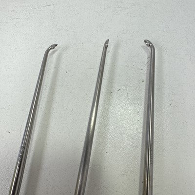 Set of 3 Codman Karlin Cervical Curettes 46-3125 46-3131 46-3133 BS BA FA