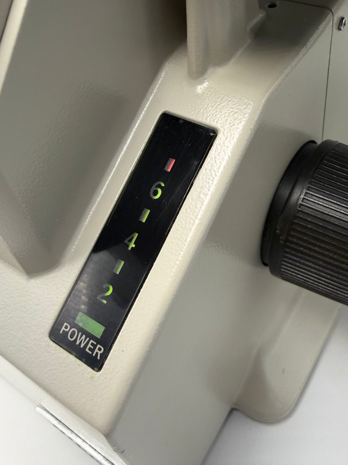Nikon TMS inverted microscope power and illumination control panel