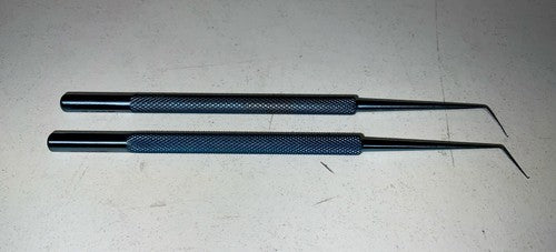 2) Karl Storz Titanium Sinskey Hook 2 Round Handle Pick 6-250