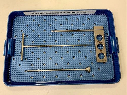 Mitek Bio-Knowless Suture Anchor Set W/Case
