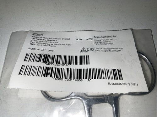 INTEGRA JARIT 285-105 Adson Forceps 7½" (190mm) Straight