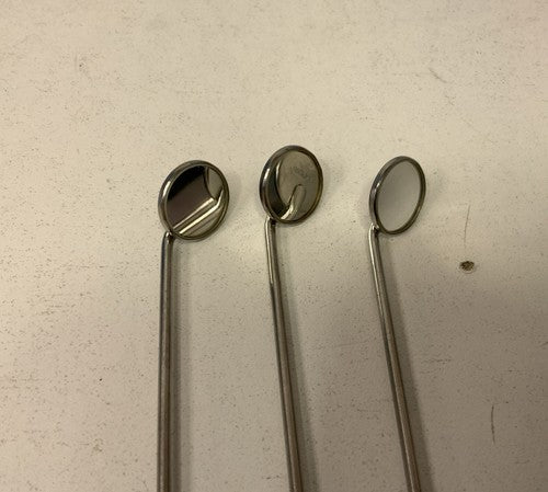 Lot Of 3 Gerhard Laryngeal Mirror Size 2