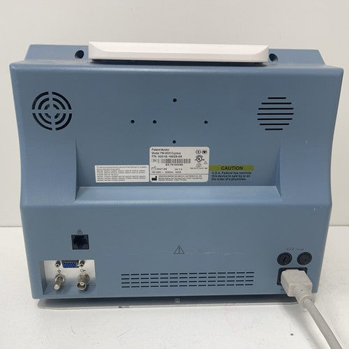 Mindray PM-9000 Express Patient Monitor ECG NIBP Sp02 T1 T2 Printer