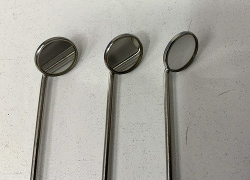 Lot Of 3 Gerhard Laryngeal Mirror Size 2