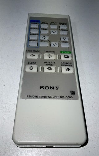 Sony RM-5500 Remote Control For PVM CRT vintage retro gaming Tested
