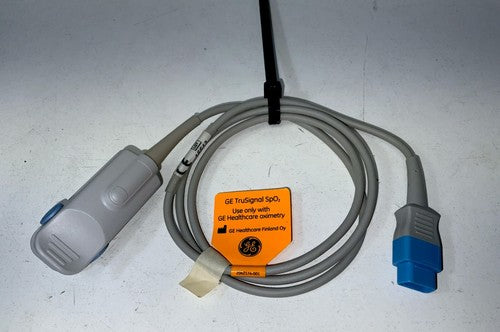 TS-F-D For GE HealthCare TruSignal SpO2 Reusable Sensor Adult Finger 1m 9-pin