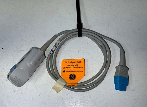 TS-F-D For GE HealthCare TruSignal SpO2 Reusable Sensor Adult Finger 1m 9-pin