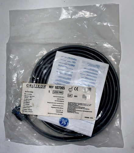GE CRITIKON Bp Hose 107365 12ft Air Hose