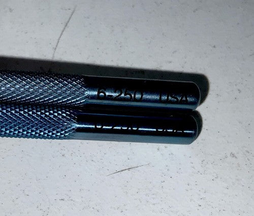 2) Karl Storz Titanium Sinskey Hook 2 Round Handle Pick 6-250