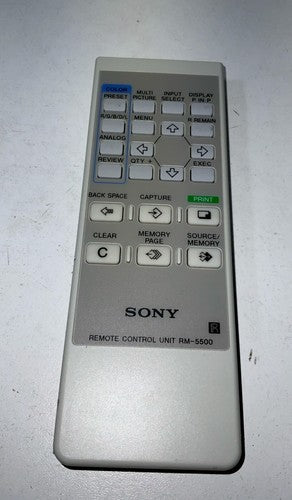 Sony RM-5500 Remote Control For PVM CRT vintage retro gaming Tested