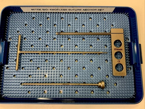 Mitek Bio-Knowless Suture Anchor Set W/Case