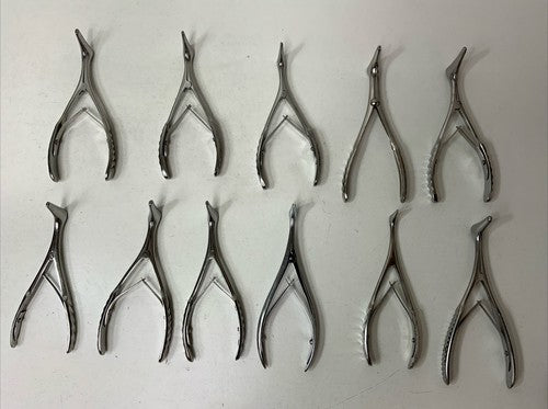 Set of 11 Nasal Specula Various Brands