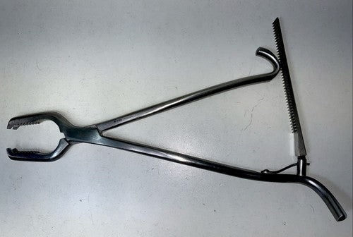 Zimmer Lane Bone Holding Forceps W/ Ratchet Orthopedic Surgical Instrument 3102