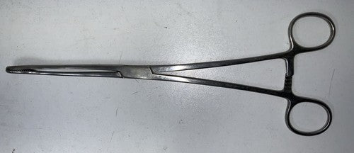 Pilling 12-1417 Foerster Sponge Forceps Straight Serrated 9-3/4" German