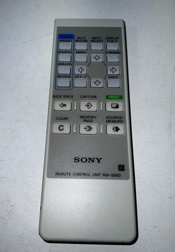 Sony RM-5500 Remote Control For PVM CRT vintage retro gaming Tested