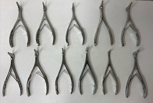 Set of 11 Nasal Specula Various Brands
