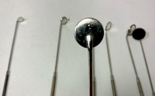 Set Of 7 Laryngeal Mirror Size #3 508205