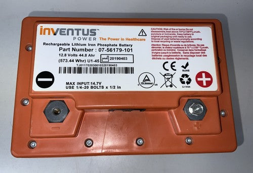 Inventus Power 07-56179-501 Rechargeable Lithium Battery U1-45: 45.78 Amp Hour