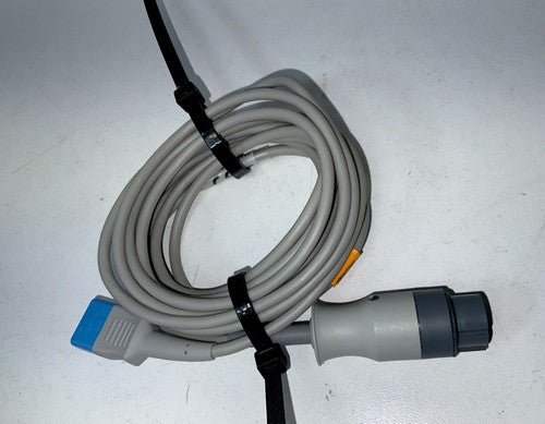 GE TS-N3 TruSignal SpO2 Interconnect Cable with Datex Connector, 3m/10ft