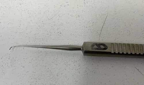 Karl Storz E549  45° Hook Angled, 9mm Tip Hirschman Iris Hook