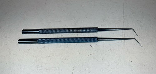 2) Karl Storz Titanium Sinskey Hook 2 Round Handle Pick 6-250