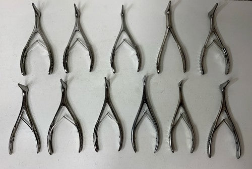 Set of 11 Nasal Specula Various Brands