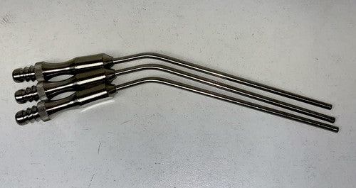 Set Of 3 Suction Tube 10 Fr Ferguson Section Tube 11cm Angular ENT