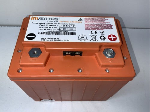 Inventus Power 07-56179-501 Rechargeable Lithium Battery U1-45: 45.78 Amp Hour