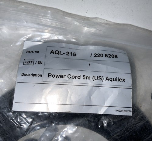 Medical Grade Power Cord 5m Length Aquilex AQL-215 16ft Long