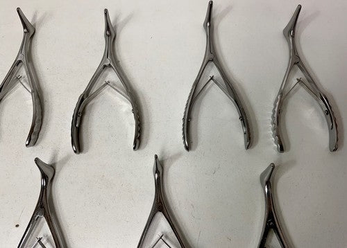 Set of 11 Nasal Specula Various Brands