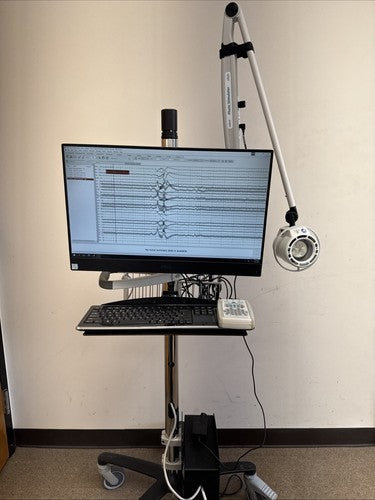 EEG 32U Complete System Natus All In 1 Dell Monitor Patient W/ Stand