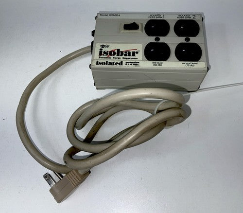 TRIPP LITE ISOBAR4 Surge, Suppressor 4-Outlet, 2 Isolated Filter Banks,50db 75db