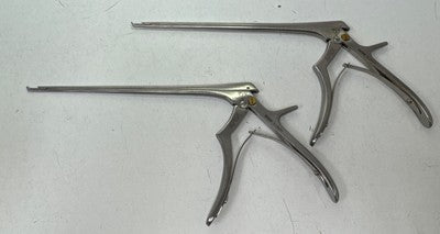 Lot Of 2) Boss 70-2800N APEX Ejector Micro Rongeur  1mm X 40° Upbite X 8" Length