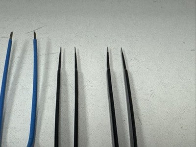 6) Lot Medical Cautery Electrosurgical Reusable Tweezers Laparoscopic bipolar