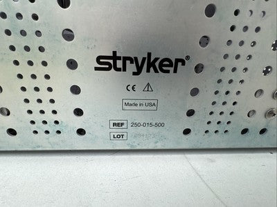 Stryker 250-015-500 Laparoscopic Instruments Sterilization Tray w/ 11 Slot Rack