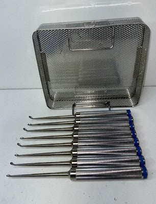 Jarit Cobb Curette Set 8 Surgery Surgical Or
