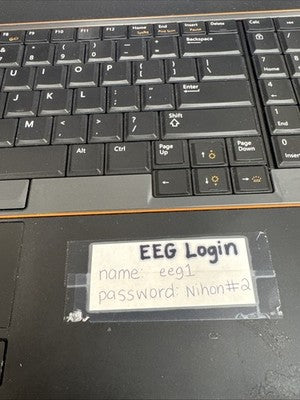 Nihon Kohden Neurofax EEG Machine LS-120 Windows 7
