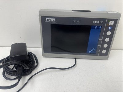 Karl Storz 8403ZX C-MAC Video Laryngoscope Monitor Unit – Tested & Working