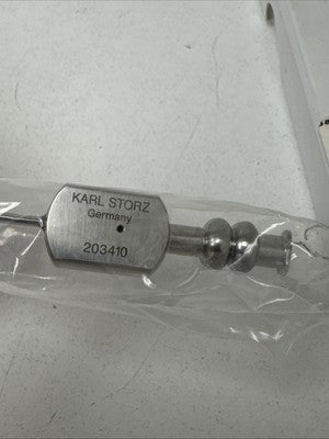 Storz 203410 Baron angled Cylindrical Suction Tube Cut Off Hole Stylet 1mmmx7.5c