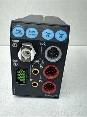 GE M-PRESTN Multi-Parameter Module NIBP SPO2 ECG TEMP IBP