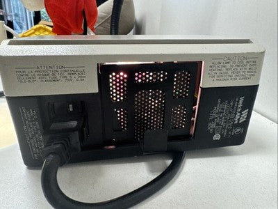 WELCH ALLYN 48830 LIGHT BOX WITH 48200 FIBER OPTIC LIGHT PIPE EXAM ROOM