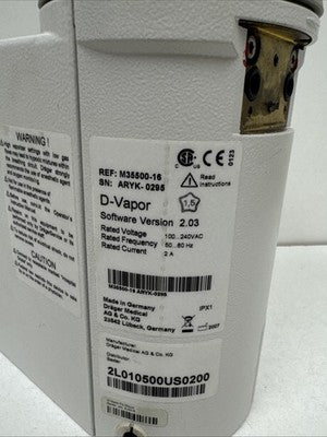 Baxter Drager Med D-Vapor S-2000 Desflurane  M35500-16