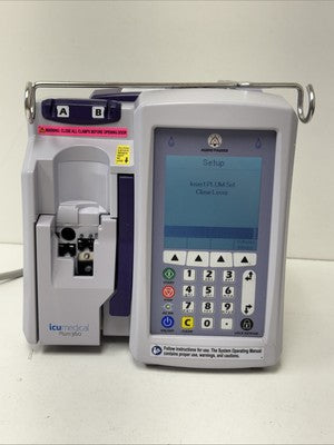 ICU Medical Plum360 360 Pump MFG 2016 With New Battery and Pole Clamp