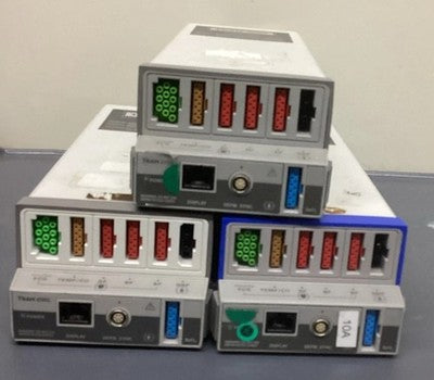 3) GE Marquette TRAM 450SL Patient Module Working