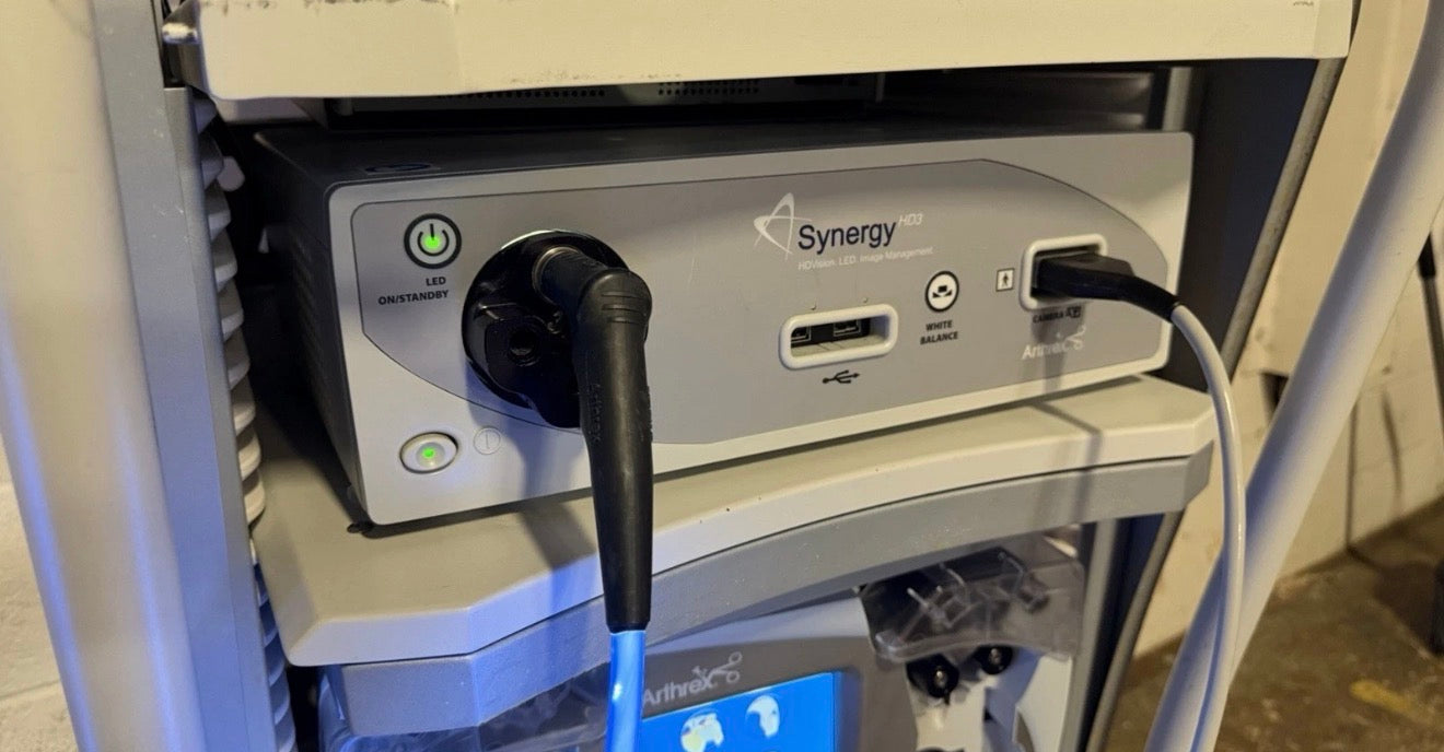 Arthrex Synergy HD3 Arthroscopy Tower System – Complete Integrated Surgical Video & Power Console Package